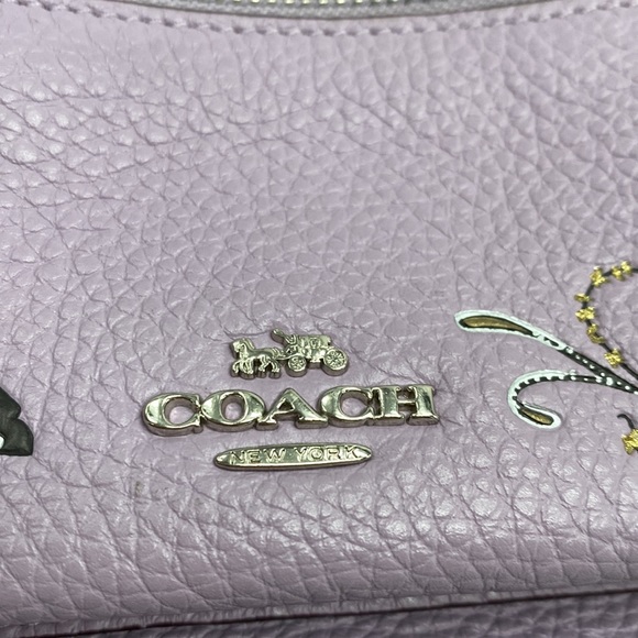 Coach Chelsea Champlain Mini Charlie Backpack Purse Purple Tattoo Graphic Lilac - Picture 8 of 14